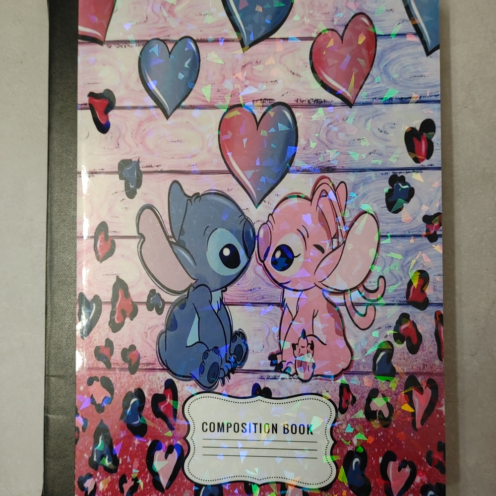 3pcs - Heart Pattern Composition Book